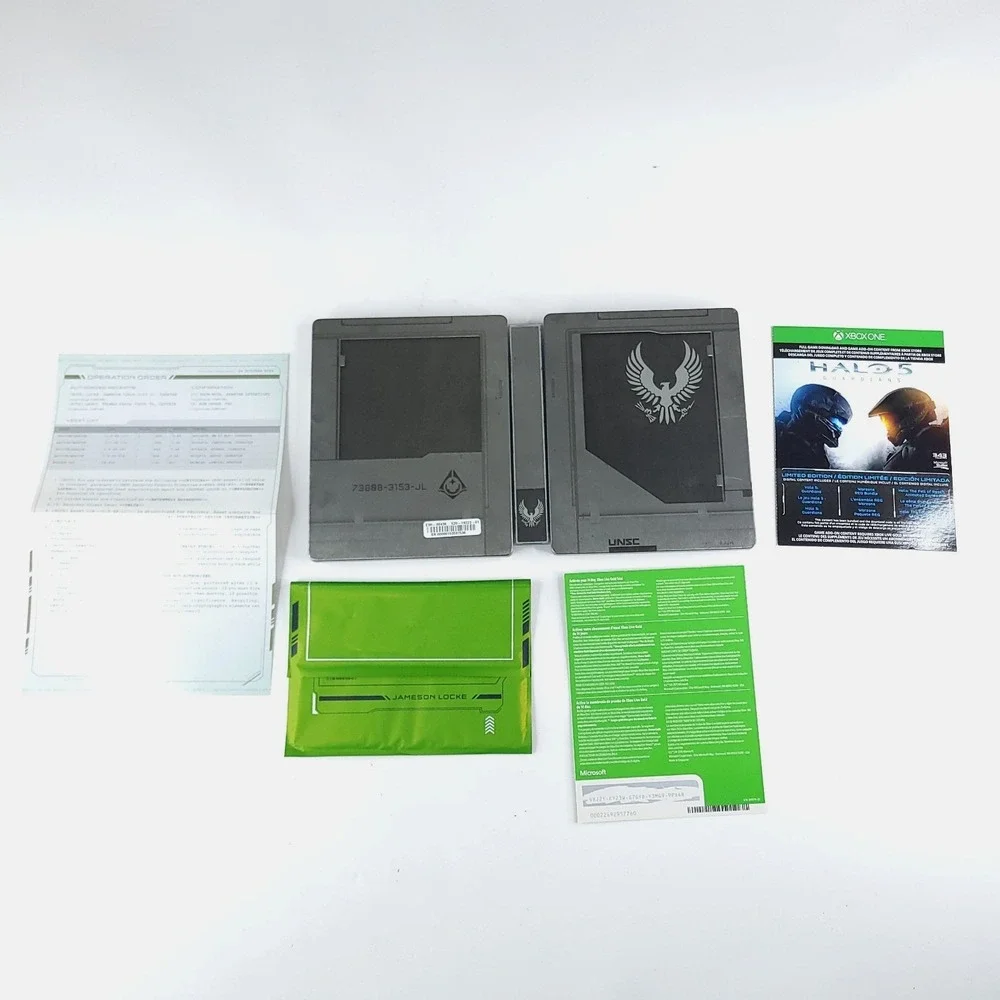 Halo 5 Guardians Limited Edition Xbox One Steelbook and Inserts Only READ